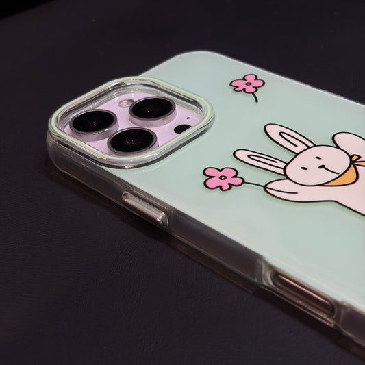 OXYGEN DOG CUTE BUNNY JELLY CASE-GREEN