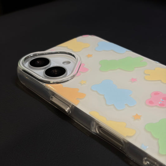 OXYGEN DOG PASTEL BEAR JELLY CASE-WHITE
