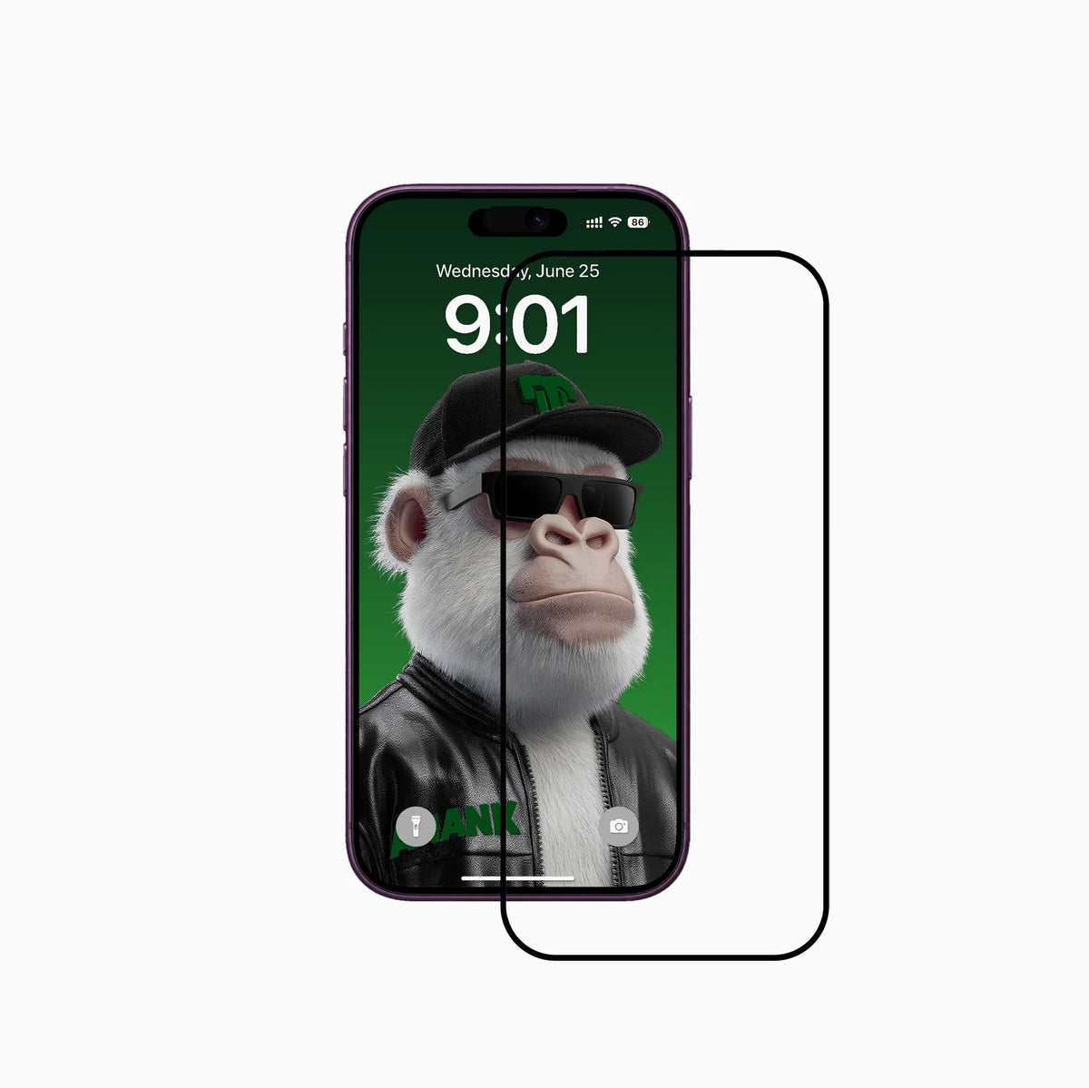 Premium 2.5D Corning Gorilla Glass HD 10X Stronger Screen Protector for iPhone