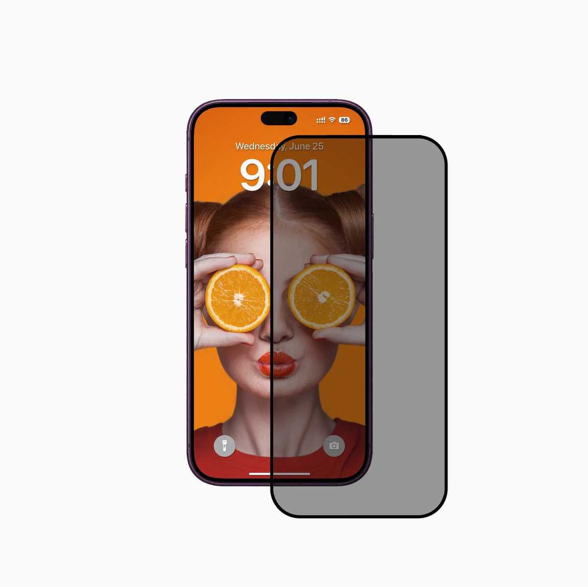 Premium 2.5D 5X Privacy Tempered Glass Screen Protector for iPhone