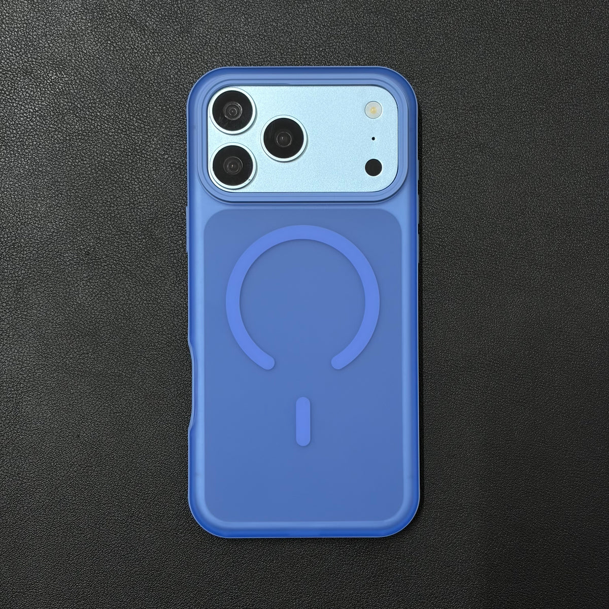 Frost Blue Shockproof Magnetic Case for iPhone