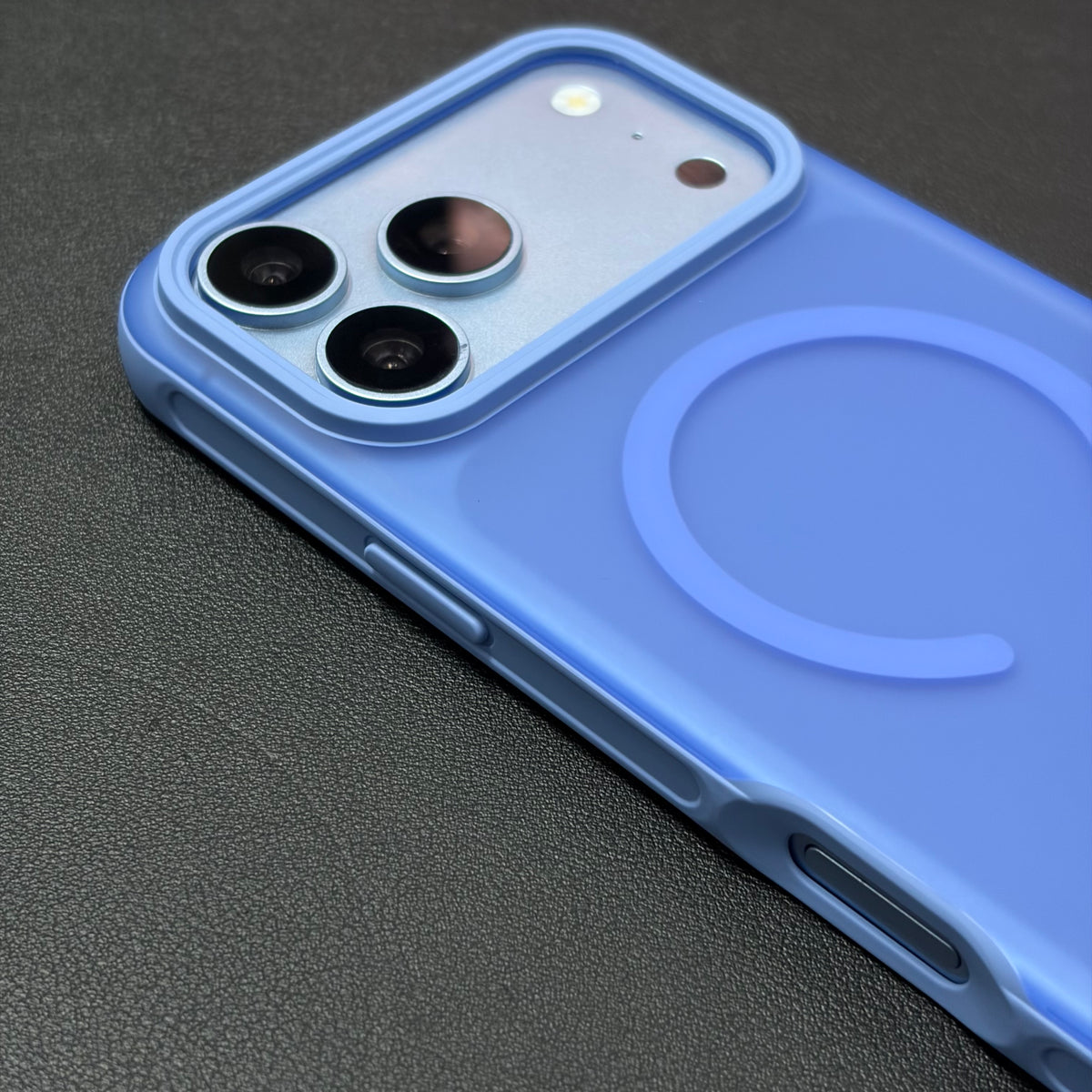 Frost Blue Shockproof Magnetic Case for iPhone