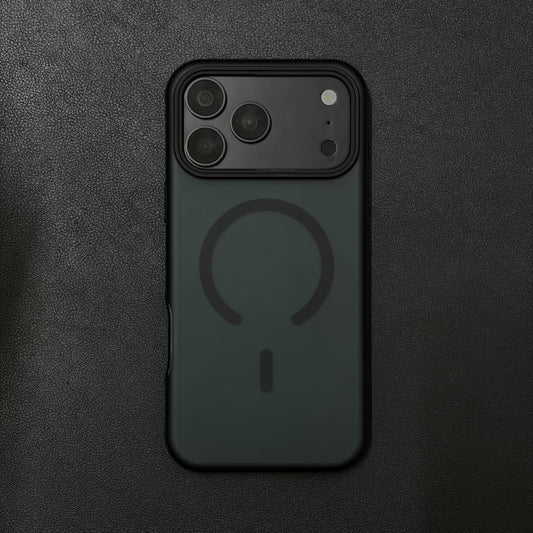 Frost Black Shockproof Magnetic Case for iPhone
