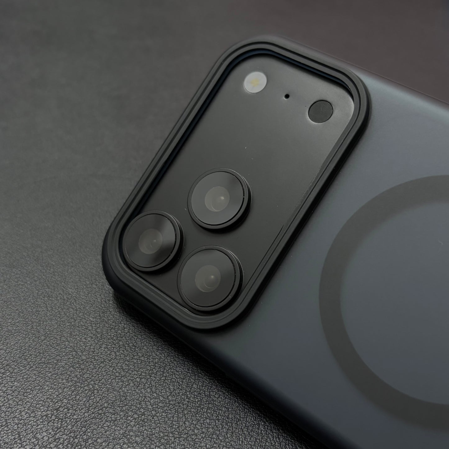 Frost Black Shockproof Magnetic Case for iPhone