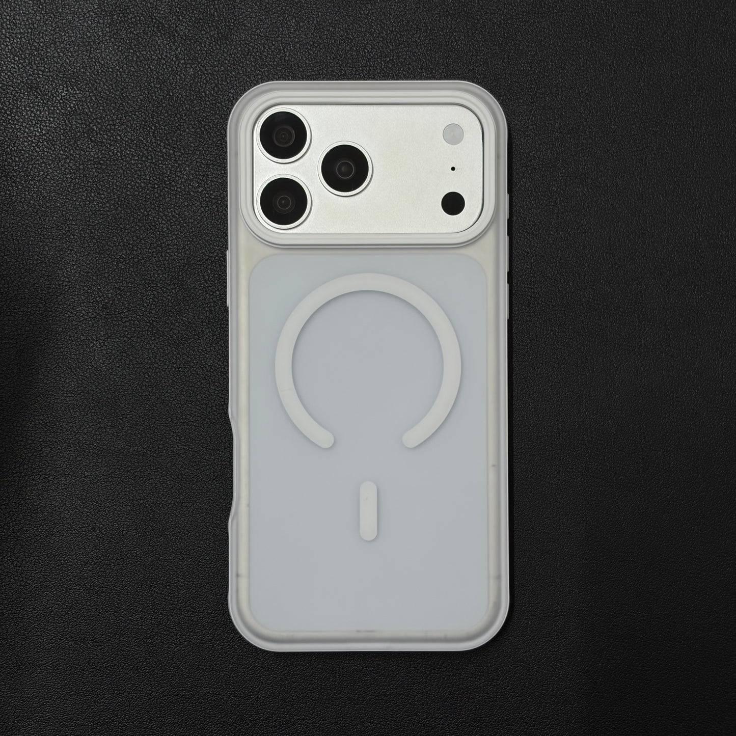 Frost White Shockproof Magnetic Case for iPhone
