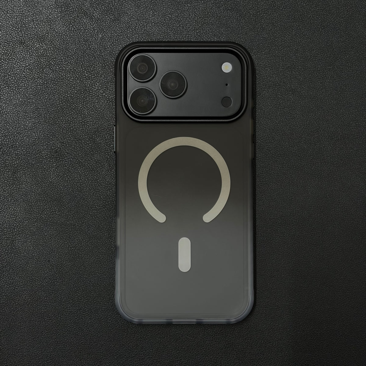 Frost Black Gradient Shockproof Magnetic Case for iPhone