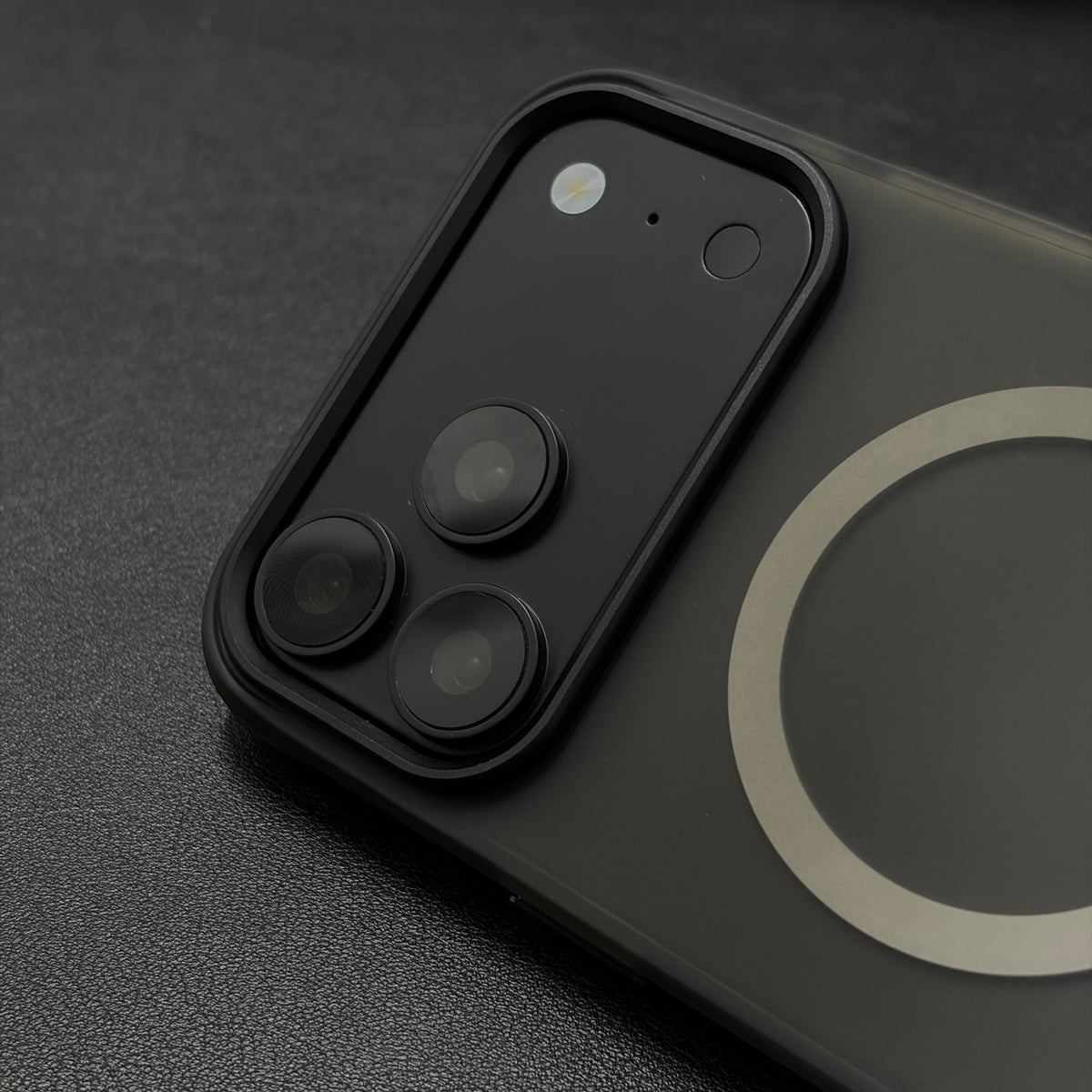 Frost Black Gradient Shockproof Magnetic Case for iPhone