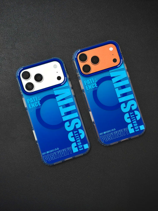 OXYGEN DOG Positivity Blue Magnetic Phone Case
