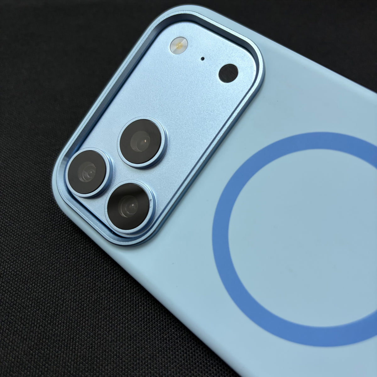 Premium Liquid Silicone Magnetic Case for iPhone - Baby Blue