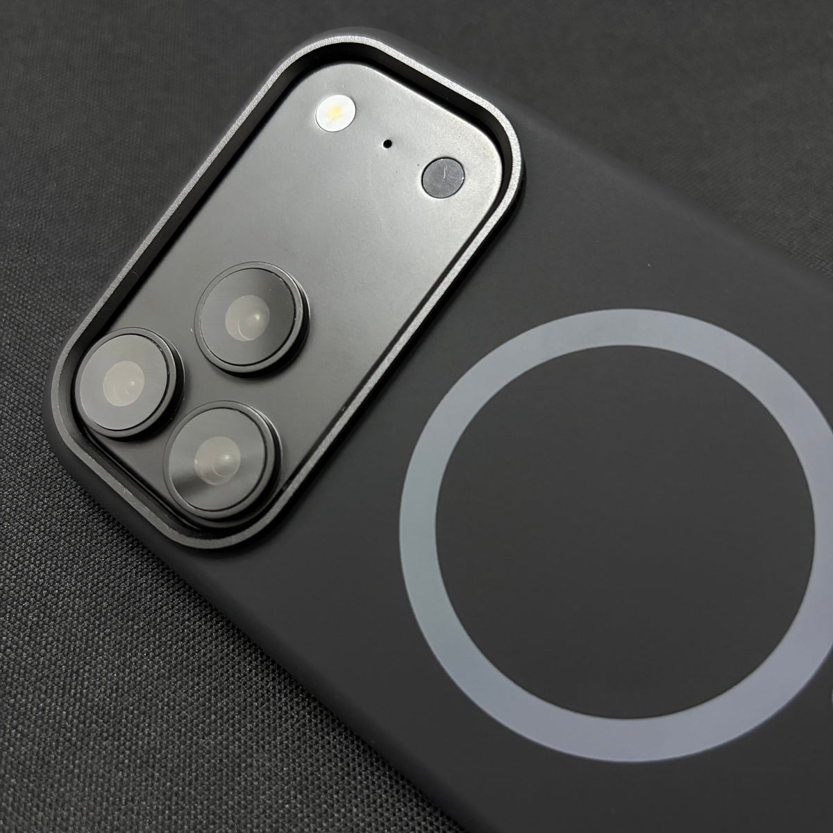 Premium Liquid Silicone Magnetic Case for iPhone - Black