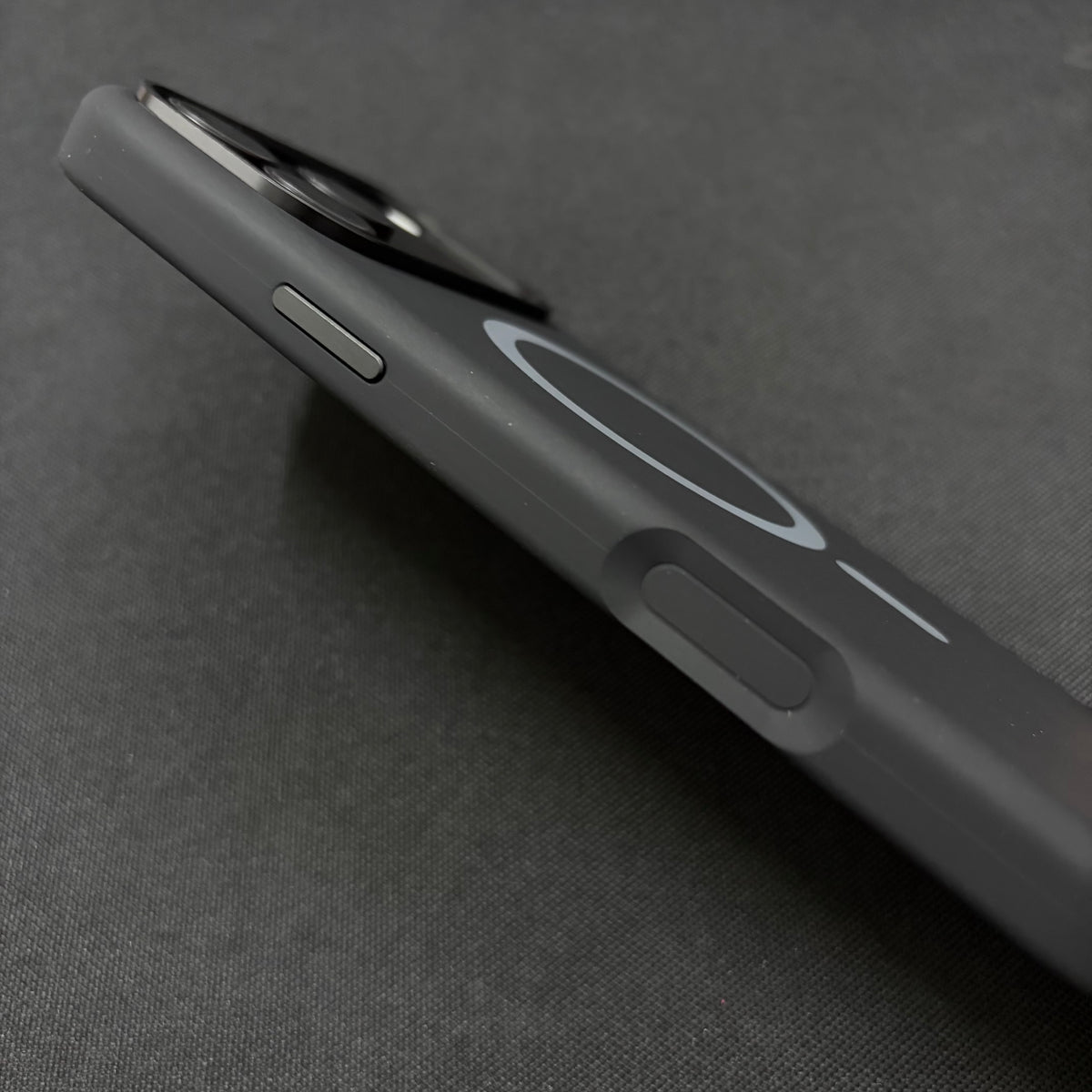 Premium Liquid Silicone Magnetic Case for iPhone - Black