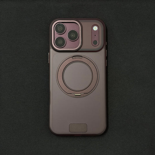 Premium Frosted Cherry 360° Rotating Magnetic Stand Case for iPhone