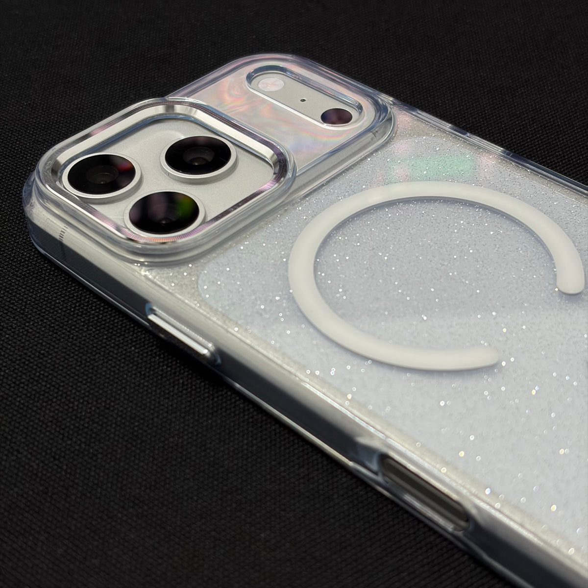 Premium Glitter Clear Magnetic Case for iPhone