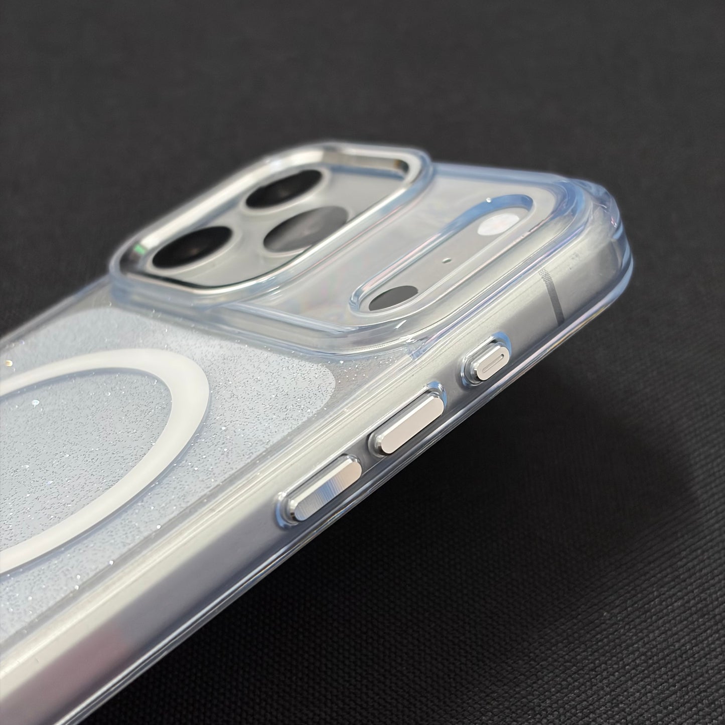 Premium Glitter Clear Magnetic Case for iPhone