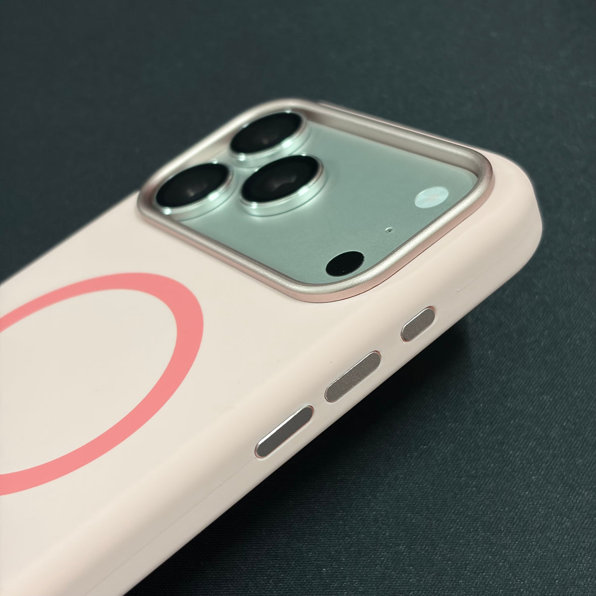 Premium Liquid Silicone Magnetic Case for iPhone - Pink