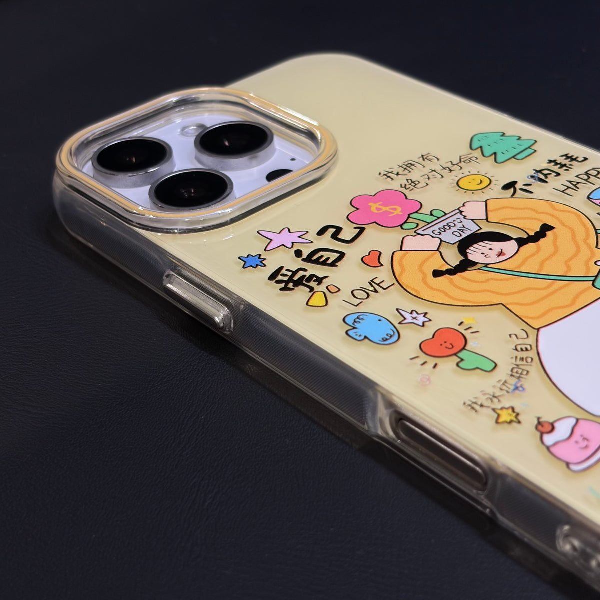 OXYGEN DOG LUCKY GIRL JELLY CASE-YELLOW