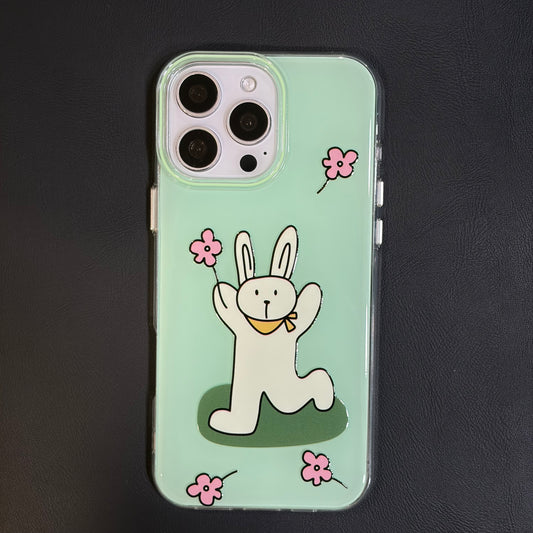 OXYGEN DOG CUTE BUNNY JELLY CASE-GREEN