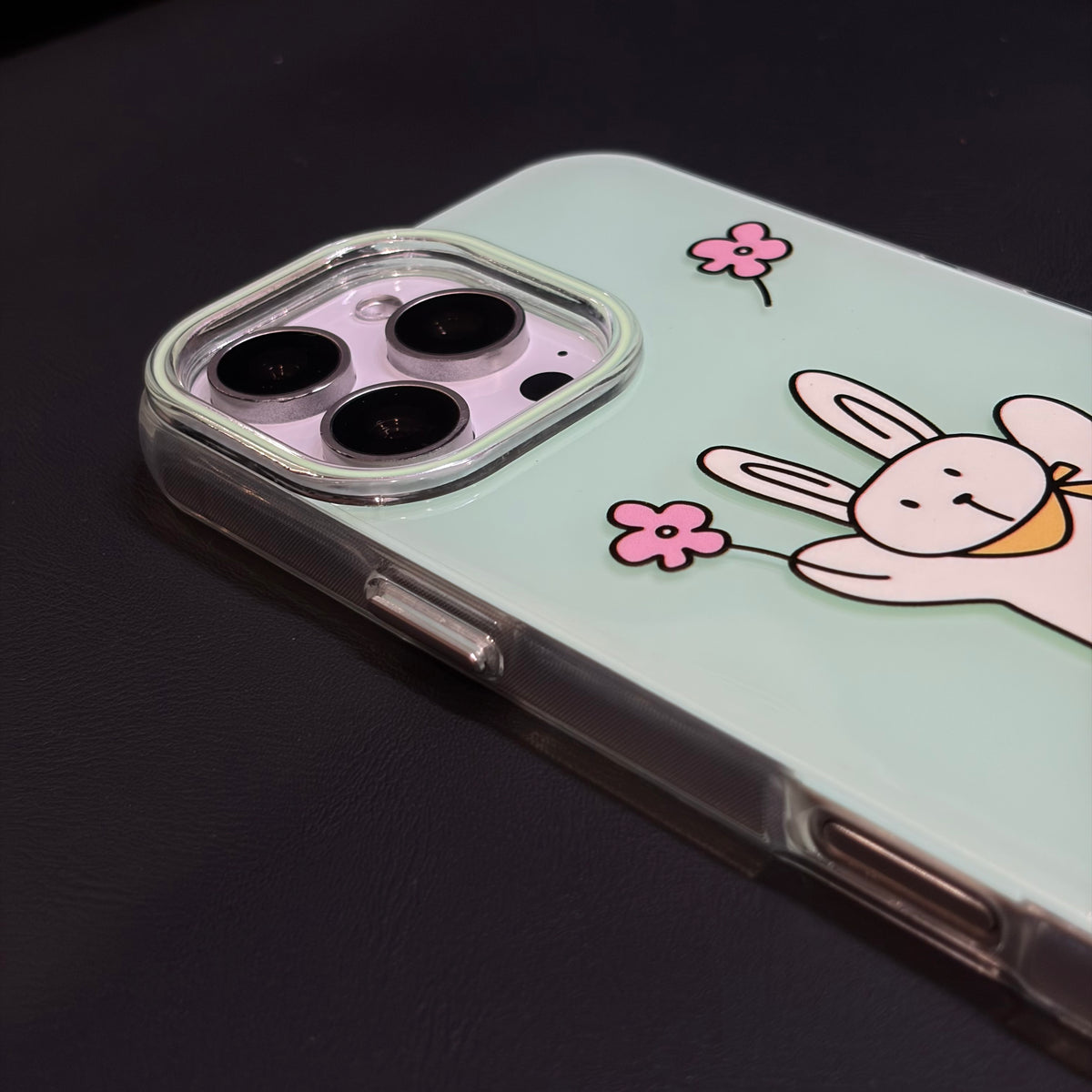 OXYGEN DOG CUTE BUNNY JELLY CASE-GREEN