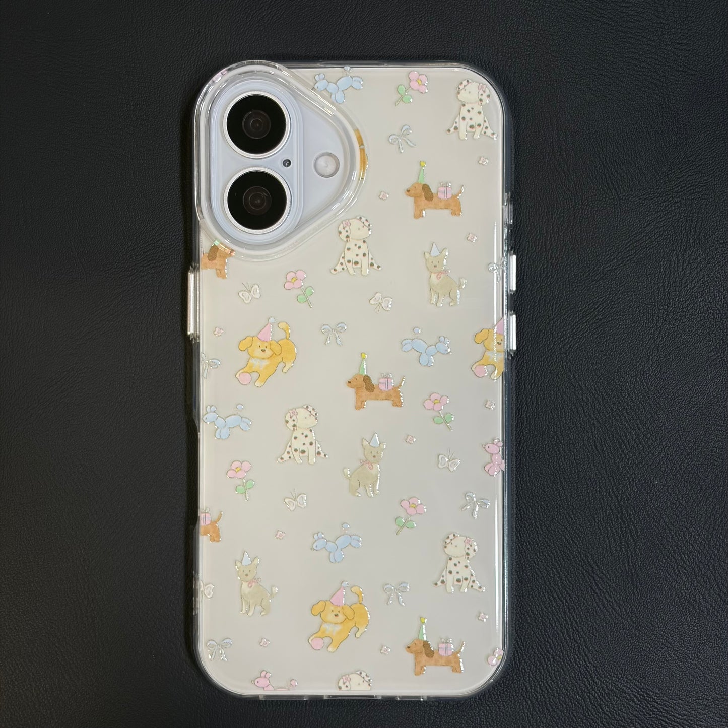 OXYGEN DOG VINTAGE PUPPY JELLY CASE-WHITE