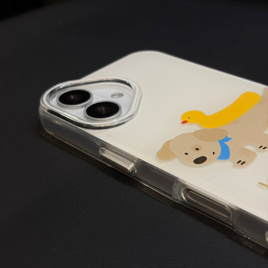 OXYGEN DOG LUCKY DOG JELLY CASE-WHITE