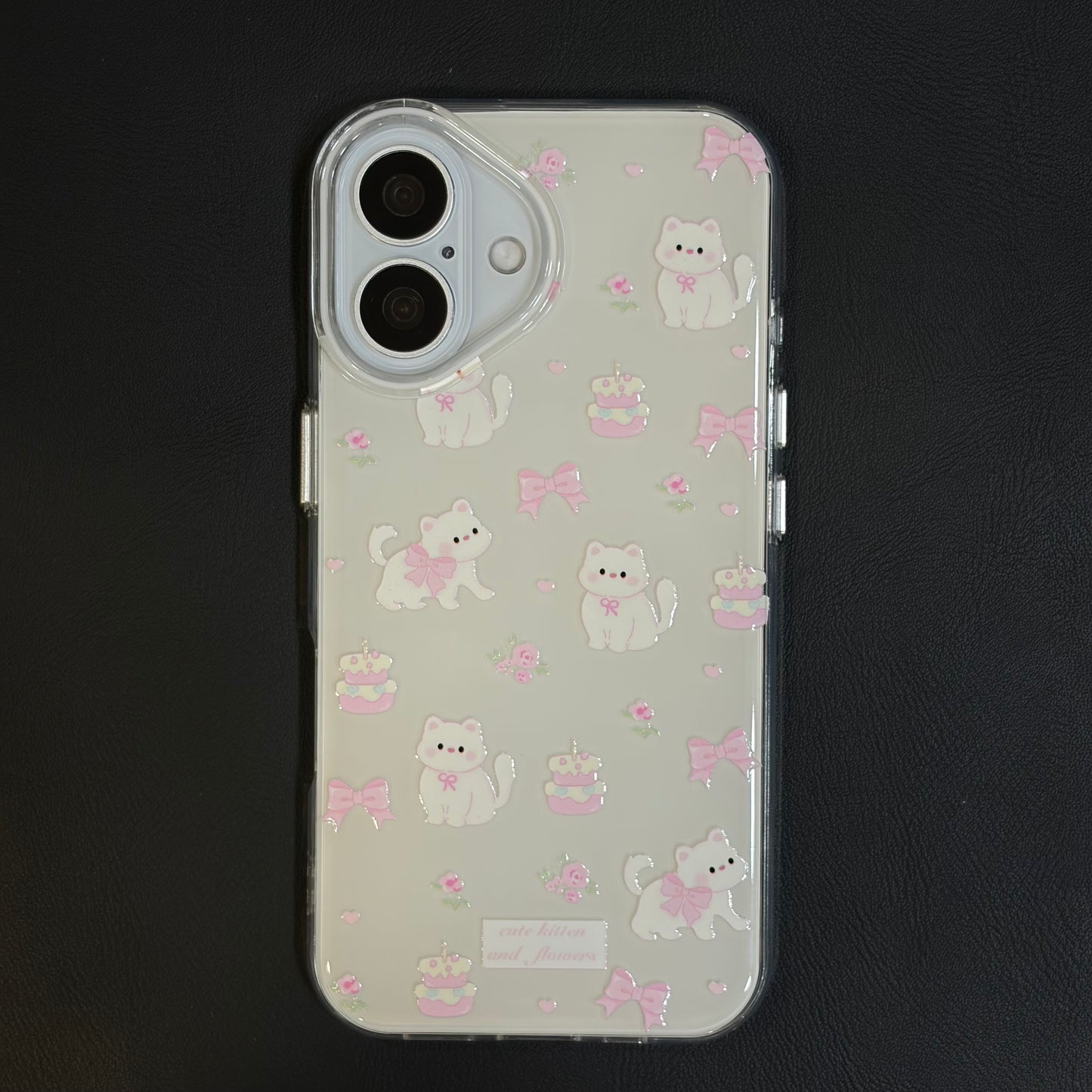OXYGEN DOG RIBBON CAT JELLY CASE-WHITE