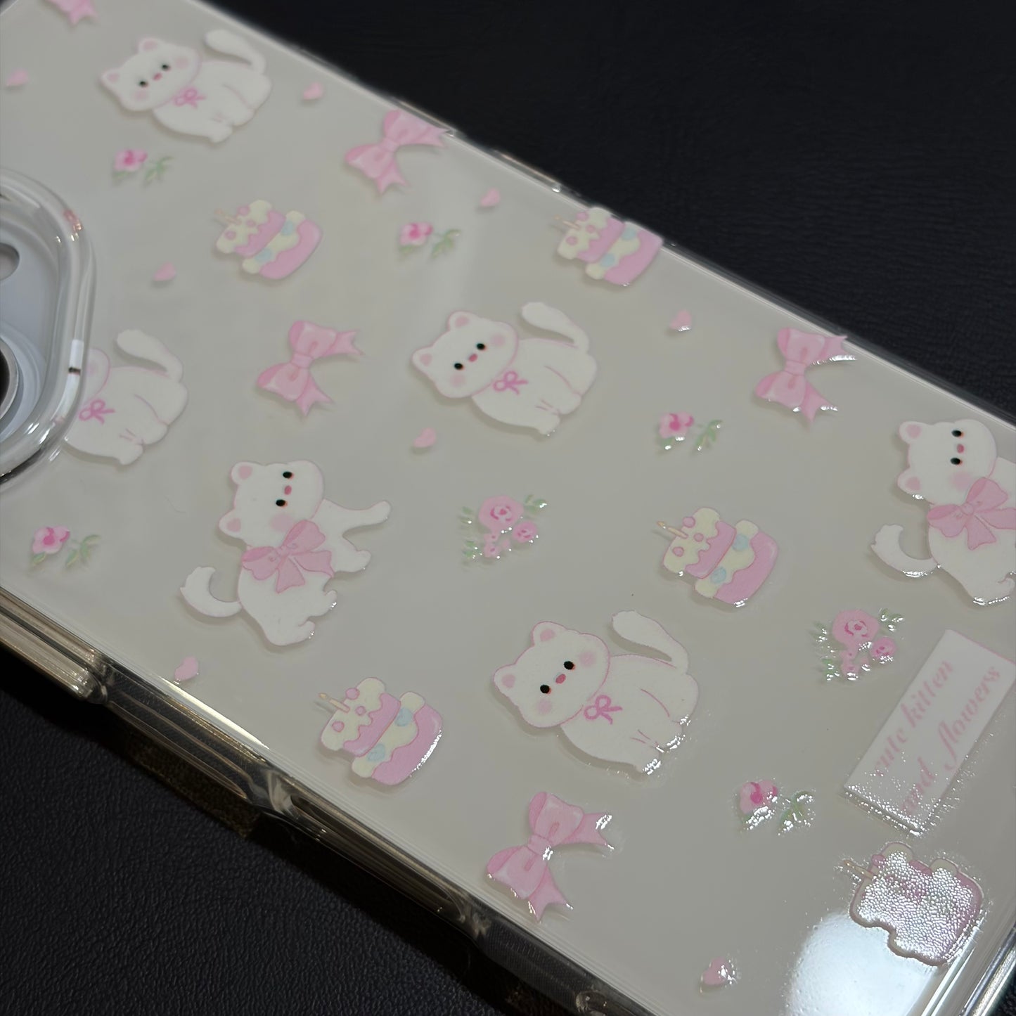 OXYGEN DOG RIBBON CAT JELLY CASE-WHITE