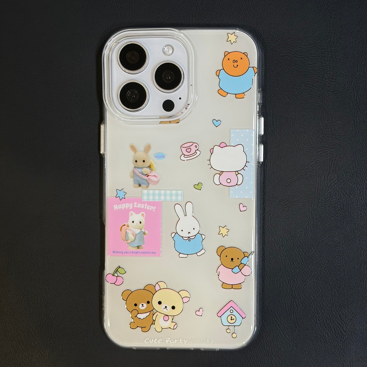 OXYGEN DOG ANIMAL FRIENDS JELLY CASE-WHITE