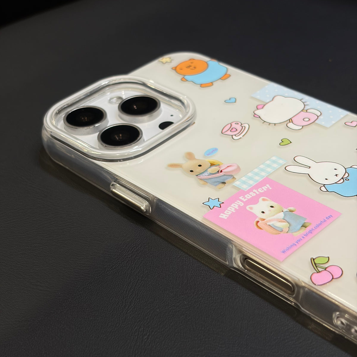 OXYGEN DOG ANIMAL FRIENDS JELLY CASE-WHITE