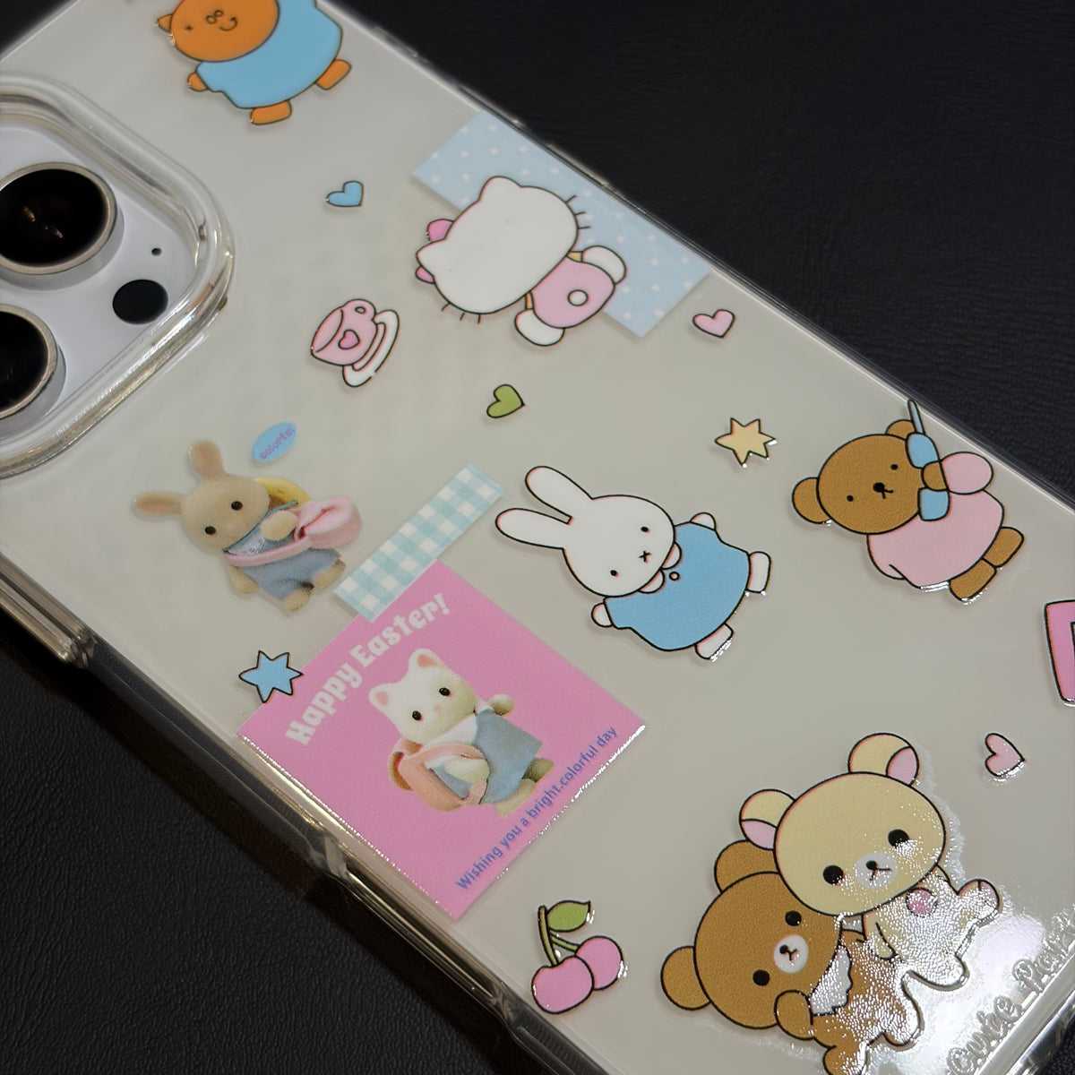 OXYGEN DOG ANIMAL FRIENDS JELLY CASE-WHITE