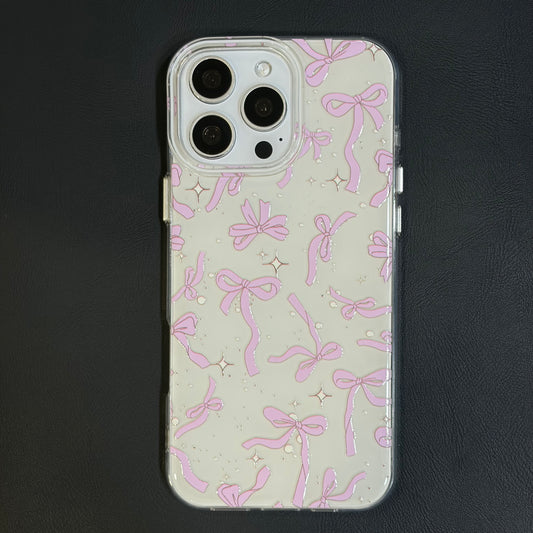 OXYGEN DOG PURPLE BOWS JELLY CASE-WHITE