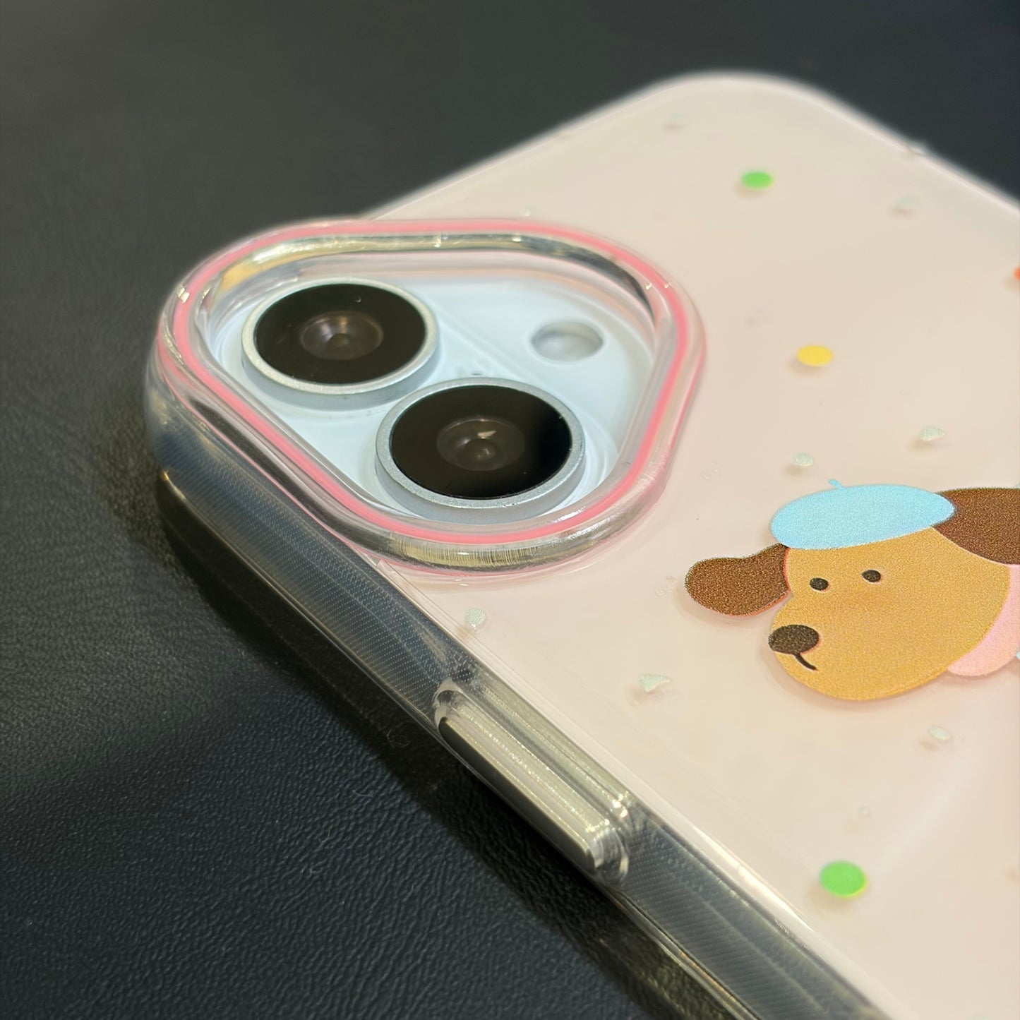 OXYGEN DOG WANG WANG JELLY CASE-PINK