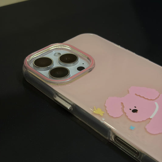 OXYGEN DOG PINK PUPPY JELLY CASE-PINK