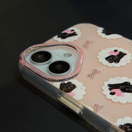 OXYGEN DOG PASTEL CAT JELLY CASE-PINK