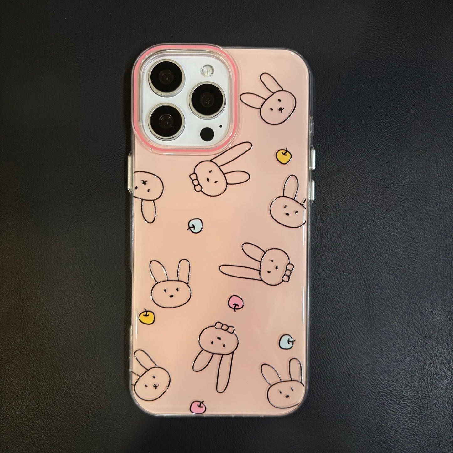 OXYGEN DOG PASTEL BUNNY JELLY CASE-PINK