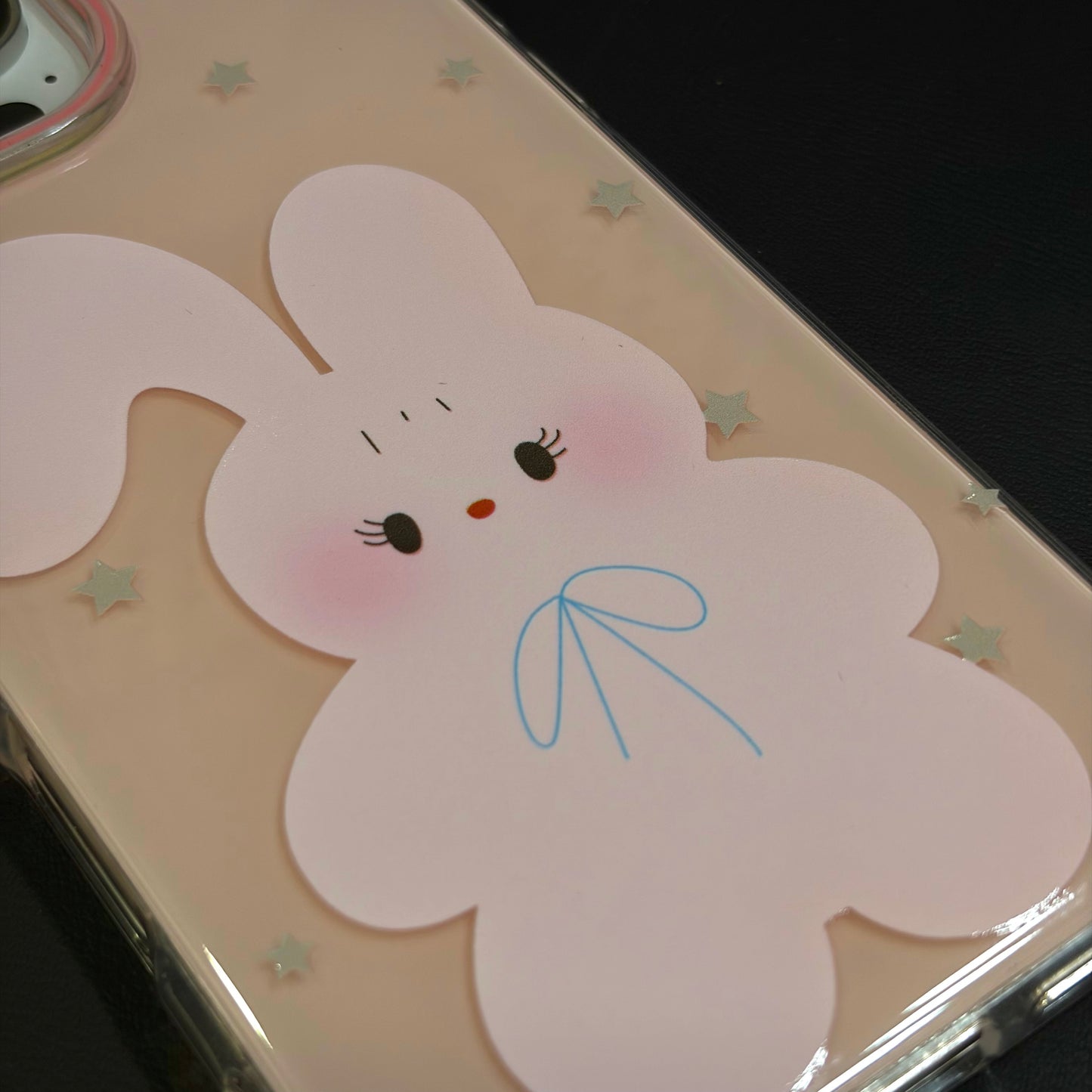 OXYGEN DOG PINK BUNNY JELLY CASE-PINK