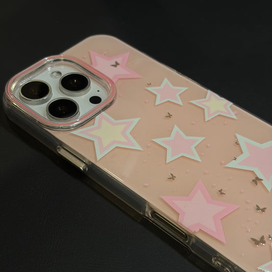 OXYGEN DOG PASTEL STAR JELLY CASE-PINK