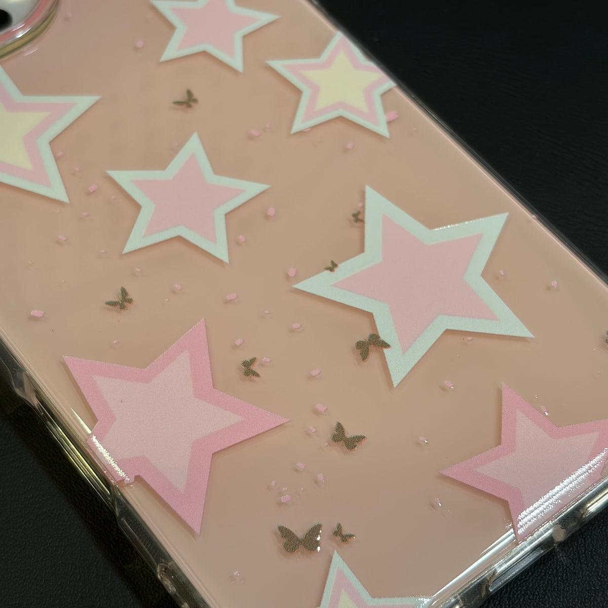 OXYGEN DOG PASTEL STAR JELLY CASE-PINK