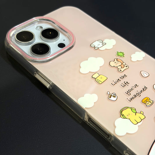 OXYGEN DOG HAPPY LIFE JELLY CASE-PINK