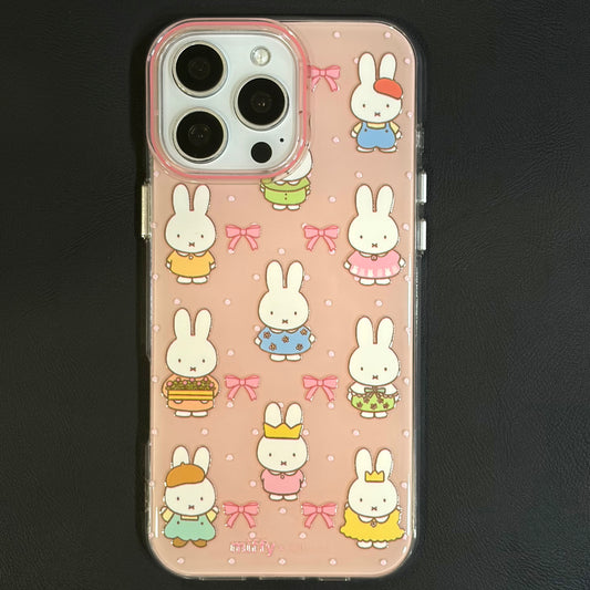 OXYGEN DOG PASTEL MIFFY JELLY CASE-PINK