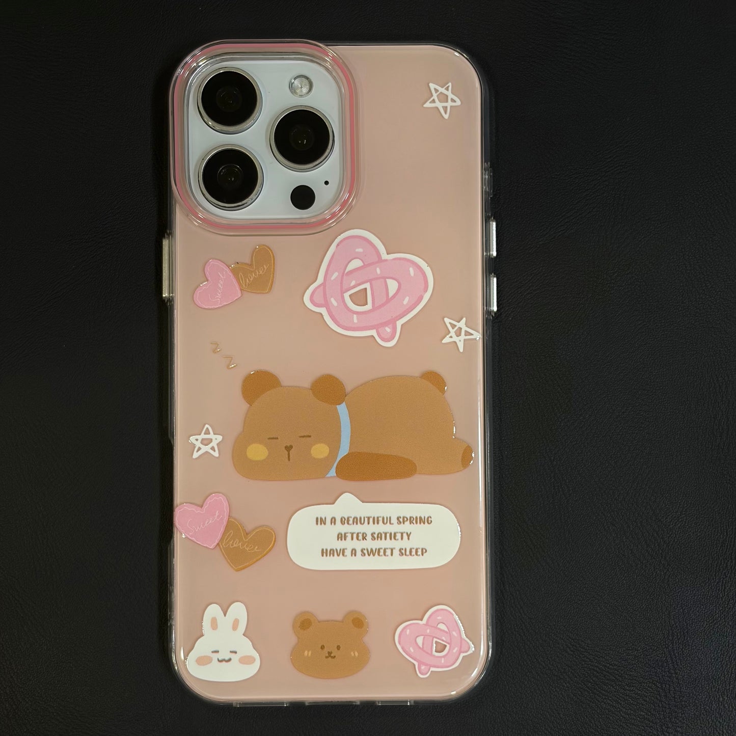 OXYGEN DOG CAPYBARA JELLY CASE-PINK