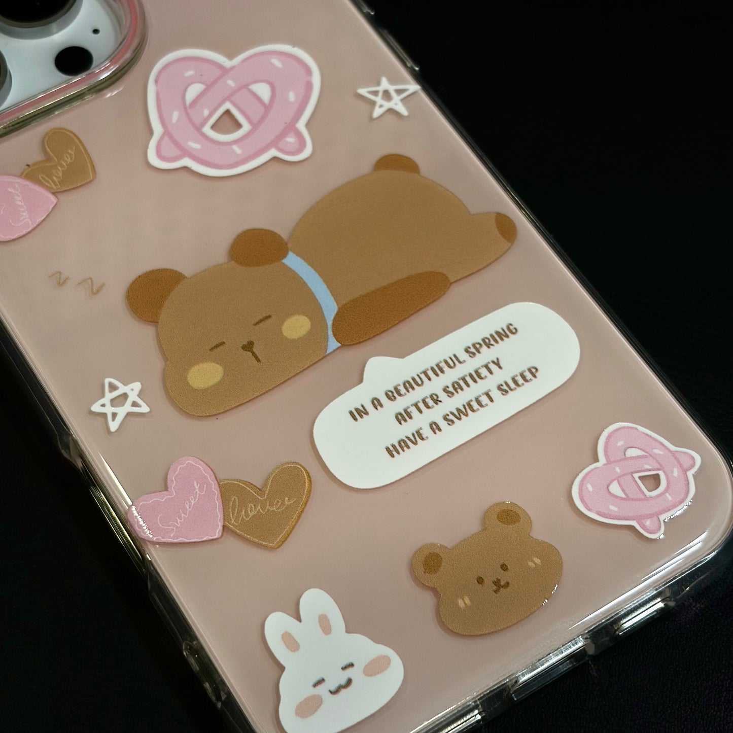 OXYGEN DOG CAPYBARA JELLY CASE-PINK