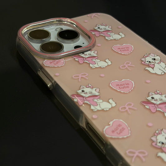 OXYGEN DOG MARIE CAT JELLY CASE-PINK