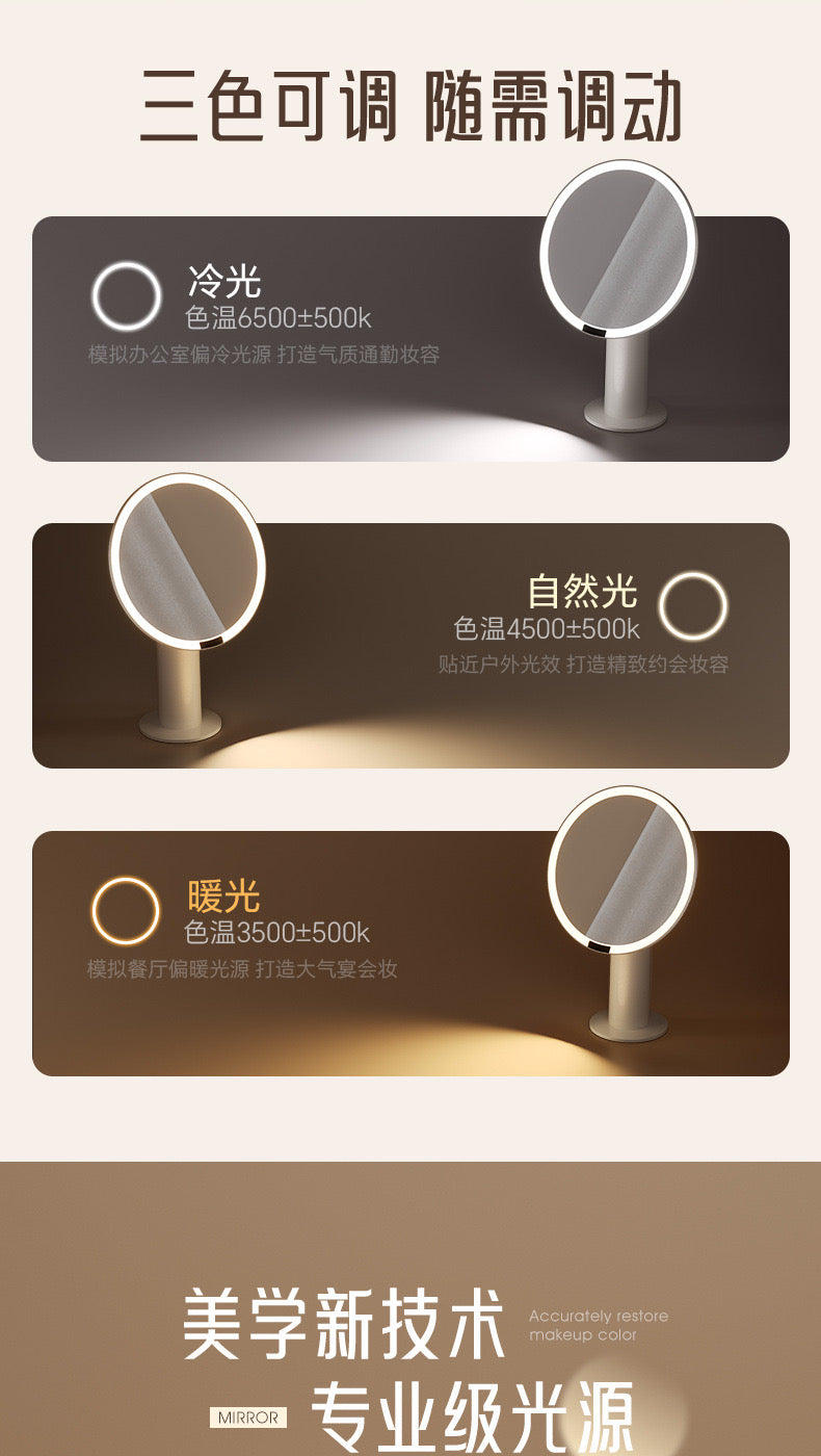 O-SHAPE LED MAKEUP MIRROR