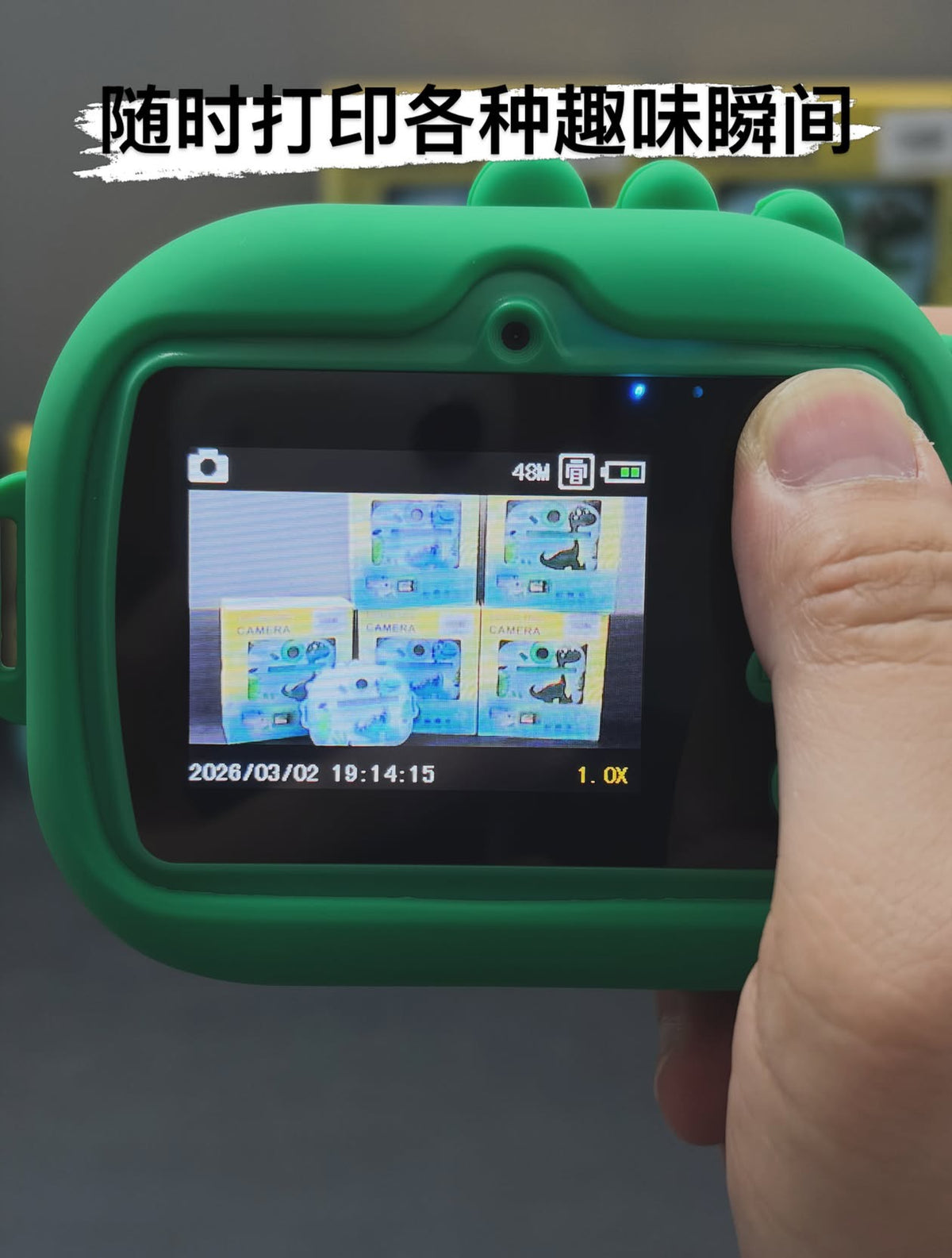 Kids Instant Print Camera – Digital Camera with Photo Printing & Video Recording