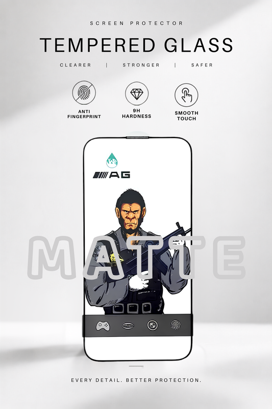 W'ELEMENT TEMPERED GLASS-MATTE(ANTI-FINGERPRINT)