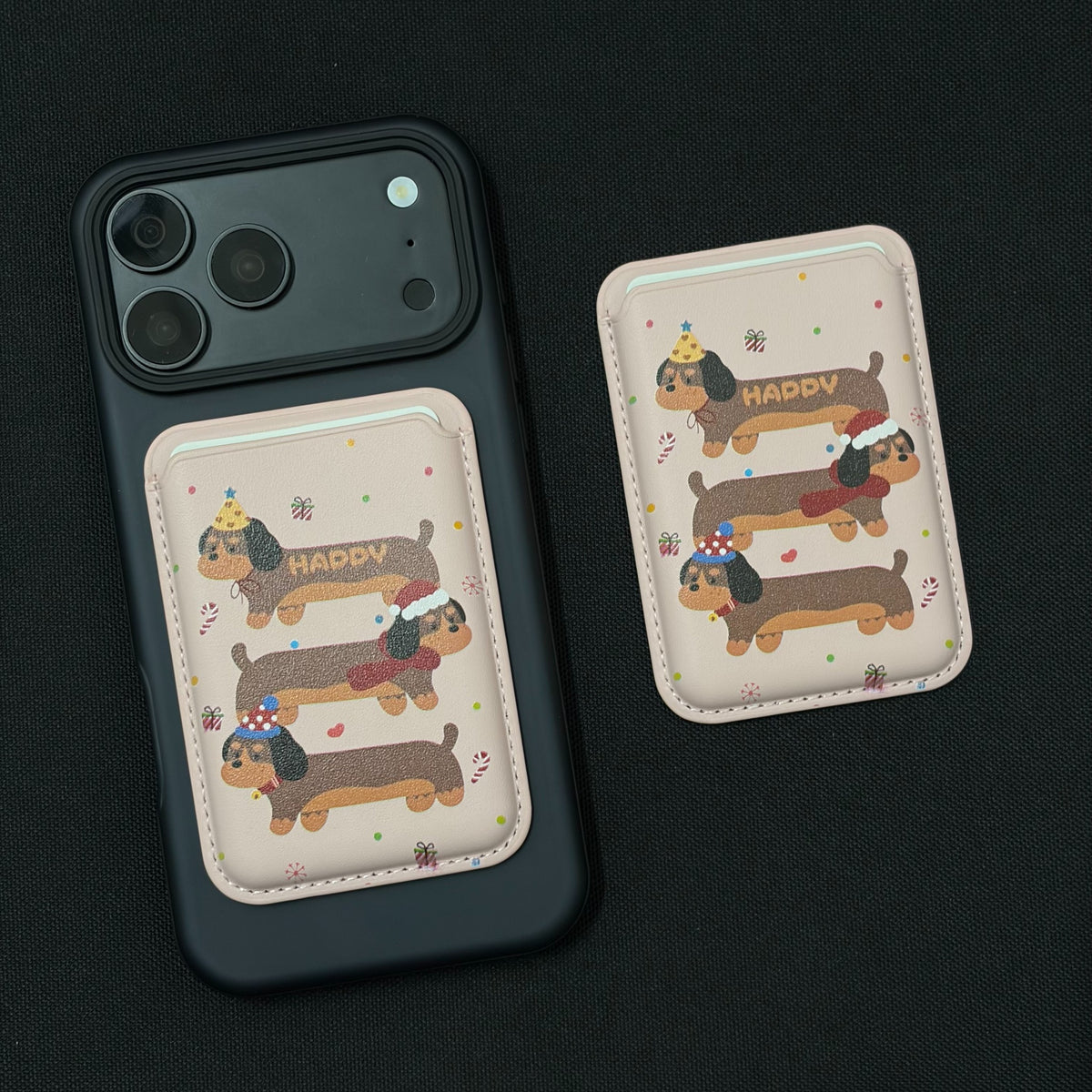 Magnetic Wallet dog design